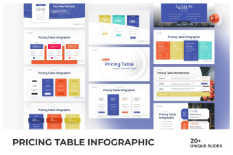 Pricing Table Infographic